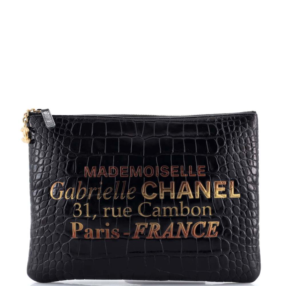 Chanel Signature O Case Pouch Printed #254119C20B